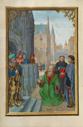 Joseph von Arimathäa vor Pilatus