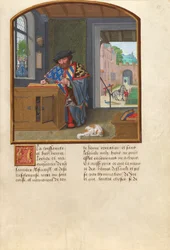 Der Herold des Ordens vom Goldenen Vlies schreibt über Jacques de Lalaing, ca. 1530-40