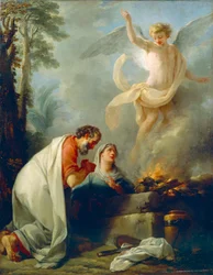Das Opfer von Manoah, Vater von Samson