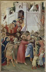 Polyptychon Orsini: Christus trägt das Kreuz