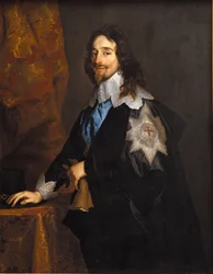 Porträt von König Karl I. von England, Schottland und Irland 1600-1649, Ende der 1630er Jahre