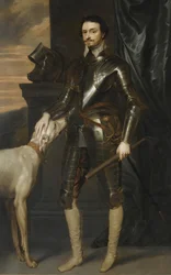 Porträt von Thomas Wentworth, 1. Earl of Strafford 1593-1641, ca. 1640