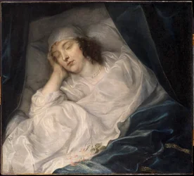 Venetia, Lady Digby, auf ihrem Sterbebett