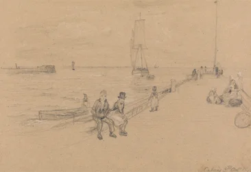 Auf dem Pier, Calais