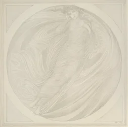 Eurydike schwebt unter Flammen, 1872-1875