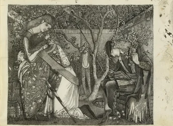 Der Abschied des Ritters, 1858