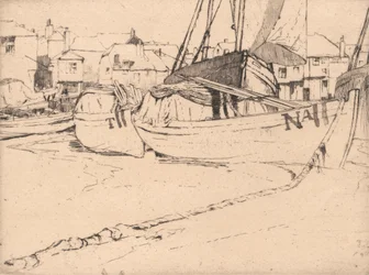 Seine-Boote, St. Ives, Cornwall
