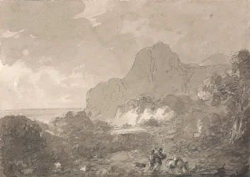 Blick auf die Küste Italiens