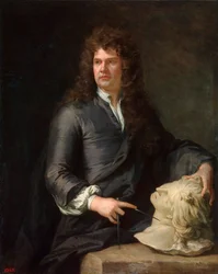 Porträt des Holzschnitzers Grinling Gibbons, vor 1690