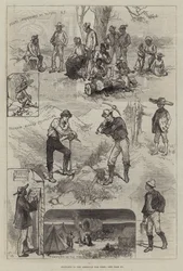 Skizzen im amerikanischen Fernen Westen