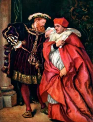 Heinrich VIII. und Kardinal Wolsey
