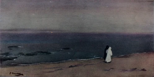 Die Küste bei Mondschein, ca. 1908