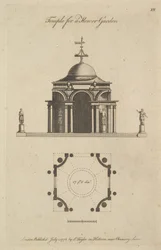 Tempel für einen Blumengarten