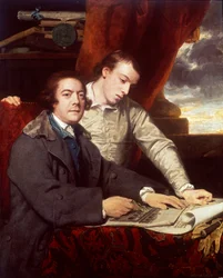 James Paine, Architekt und sein Sohn, James, 1764