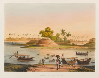 Insel am Indus