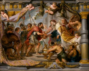 Das Treffen von Abraham und Melchisedek