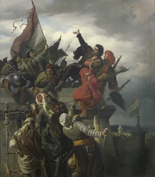 Das Selbstopfer von Titusz Dugovics, 1859