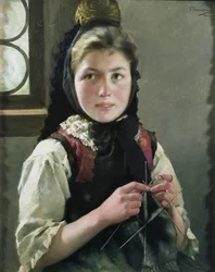 Deutsches Bauernmädchen