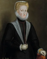 Porträt von Anna von Österreich (1549-1580)