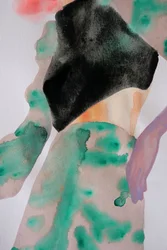 Abstrakte Modefigur