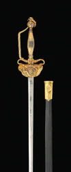 Ein bedeutendes diamantbesetztes goldgehäuftes Schwert, ca. 1814-15