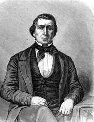 Brigham Young (1801-77) Zweiter Präsident der Mormonenkirche und Gründer von Salt Lake City, Utah, aus 