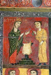 Messe von St. Hilaire, Altar, Detail, erste Hälfte des 13. Jahrhunderts