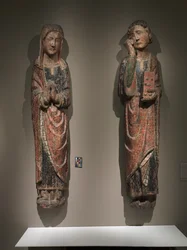 Trauernder Heiliger Johannes und Trauernde Jungfrau, Königreich Kastilien und León, ca. 1250-1275