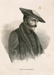 Porträt von Tomas ZUMALACARREGUI (1788-1835), Figur aus dem Spanischen Unabhängigkeitskrieg und dem Ersten Karlistenkrieg (Gravur)