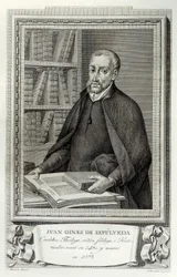 Porträt des spanischen Humanisten und Geistlichen Juan Gines de Sepulveda (1490-1573)