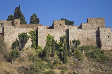 Mauern der Alcazaba