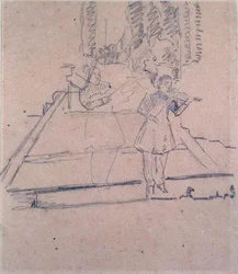 Die Musiker am Rampenlicht, ca. 1910