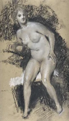 Weiblicher Akt (Zeichnung)