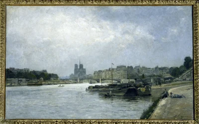 Île de la Cité und Île Saint-Louis, gesehen von der Pont d