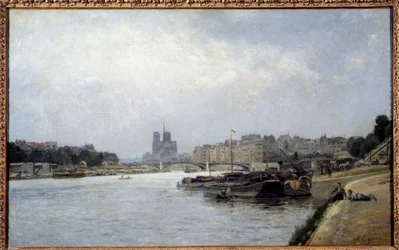 Die Île de la Cité und die Île Saint-Louis vom Pont d