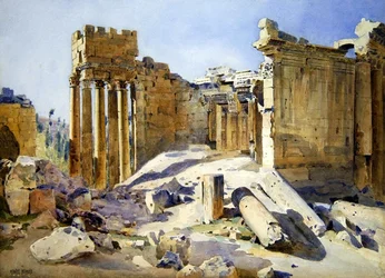Ruinen von Baalbek, ca. 1905