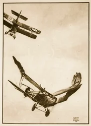 Der letzte Sieg von James McCudden, Illustration aus 