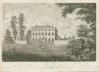 Little Onn Hall: Liniengravur, undatiert [1762-1802]
