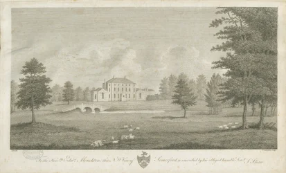 Somerford Hall: Gravur, undatiert [spätes 18. Jahrhundert]