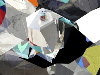 Abstrakte geometrische Fragmente
