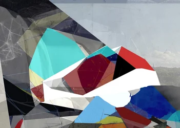 Bunte geometrische Abstraktion