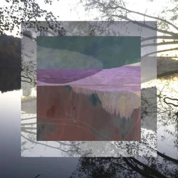 Geschichtete abstrakte Landschaft