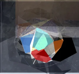 Geschichtete geometrische Formen