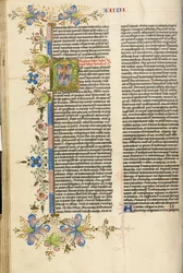 Dekorierte Initiale P