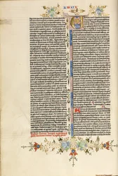 Geschmückte Initiale V
