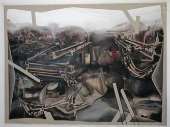 Dystopische Maschinenlandschaft