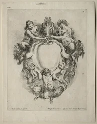 Sammlung verschiedener Kaprizen und neuer Entwürfe von Kartuschen und Ornamenten: Nr. 11