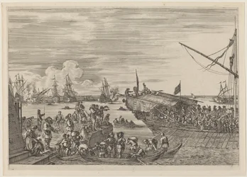 Abfahrt eines Schiffes