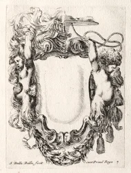 Neues Modell für ein Kartusche, 1647