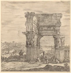 Tempel der Concordia und das Forum Romanum